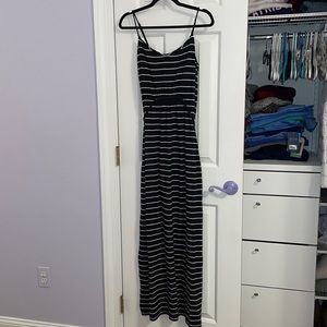 Striped maxi dress
